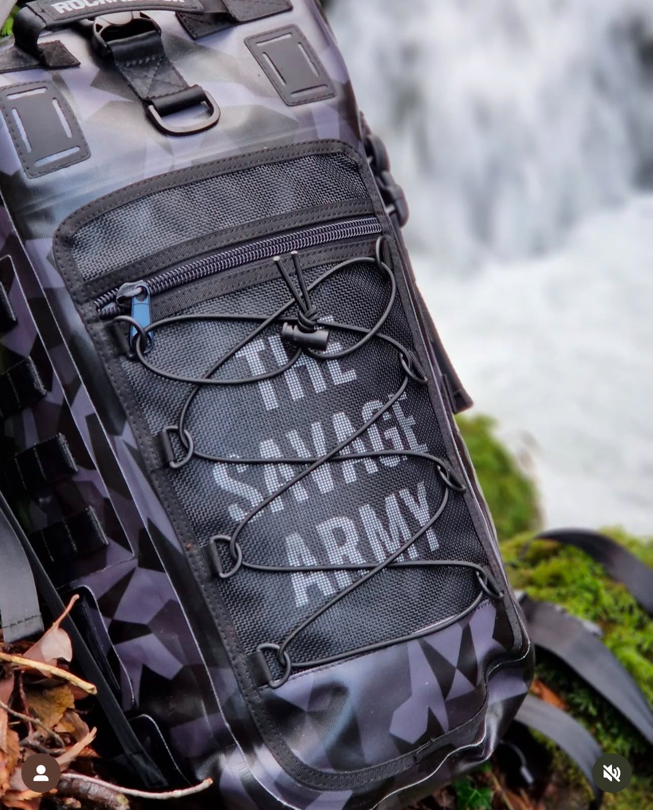 Rockagator THE SAVAGE ARMY Swedish M90 Camo 40L TPU Waterproof Backpack