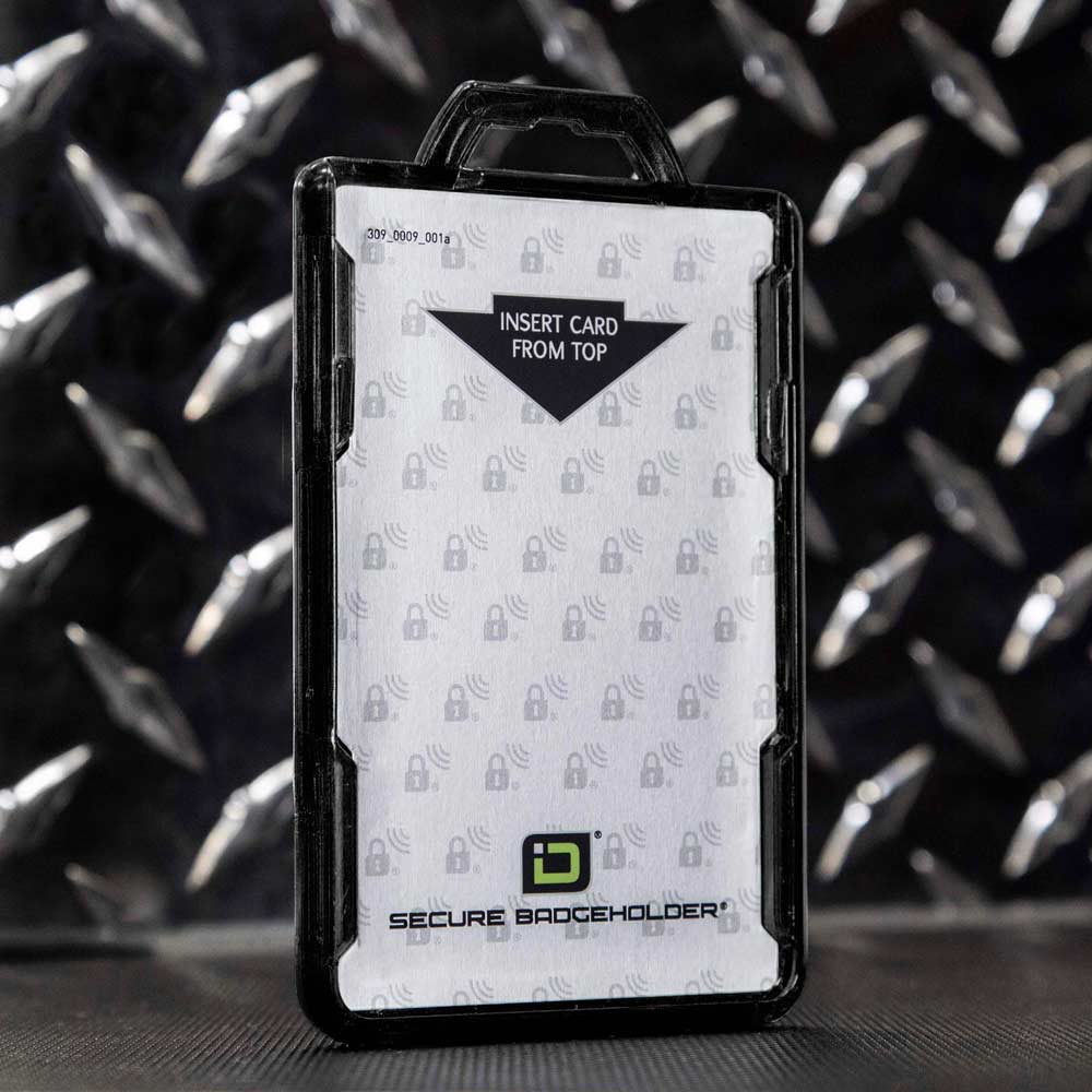 Secure Badge Holder Lite ™ Vertical 1 ID Card Holder