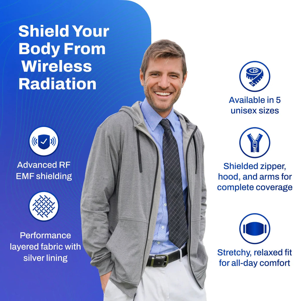 EMF Shielding Hooded Jacket