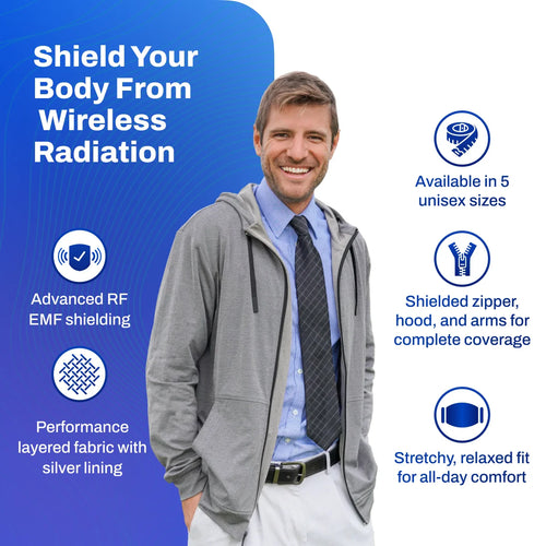 EMF Shielding Hooded Jacket