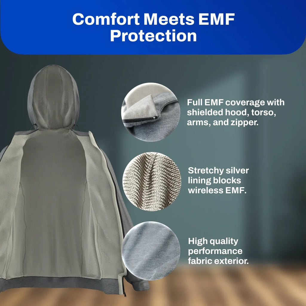 EMF Shielding Hooded Jacket