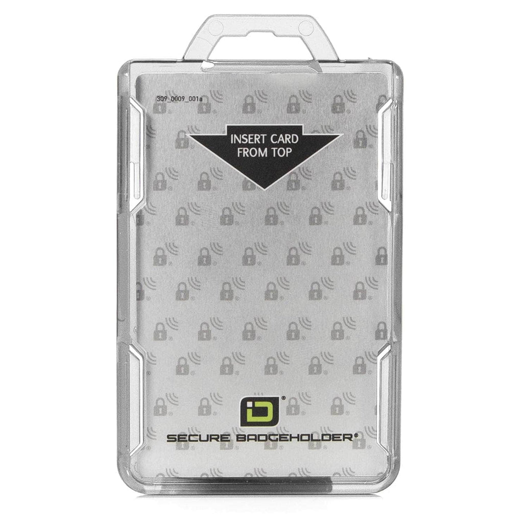 Secure Badge Holder Lite ™ Vertical 1 ID Card Holder