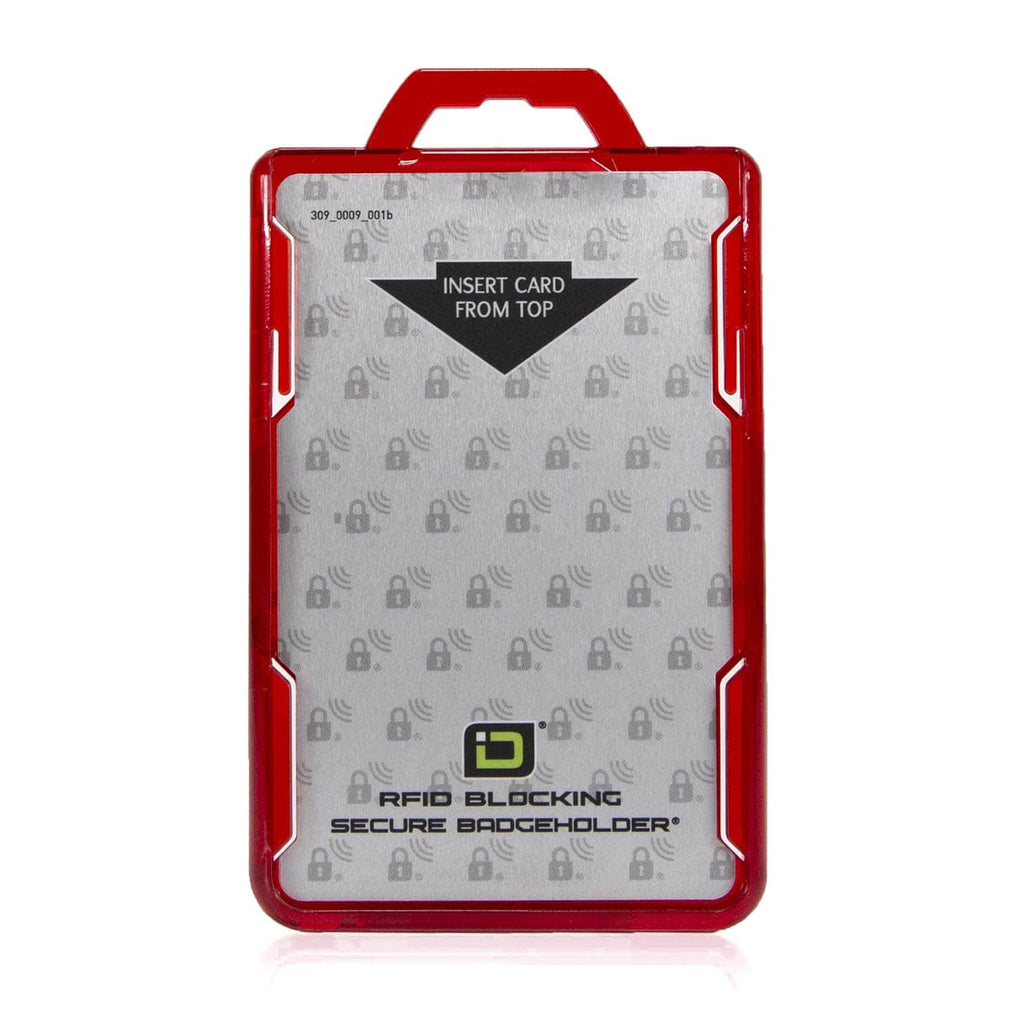Secure Badge Holder Lite ™ Vertical 1 ID Card Holder