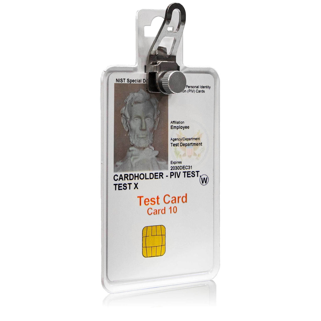 All Metal Magnetic Badge Holder - RFID Secure Badge Holder Genesis™ with BloxProx™