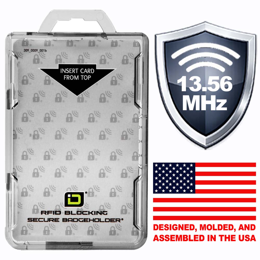 Secure Badge Holder DuoLite ® Vertical 2 ID Card Holder