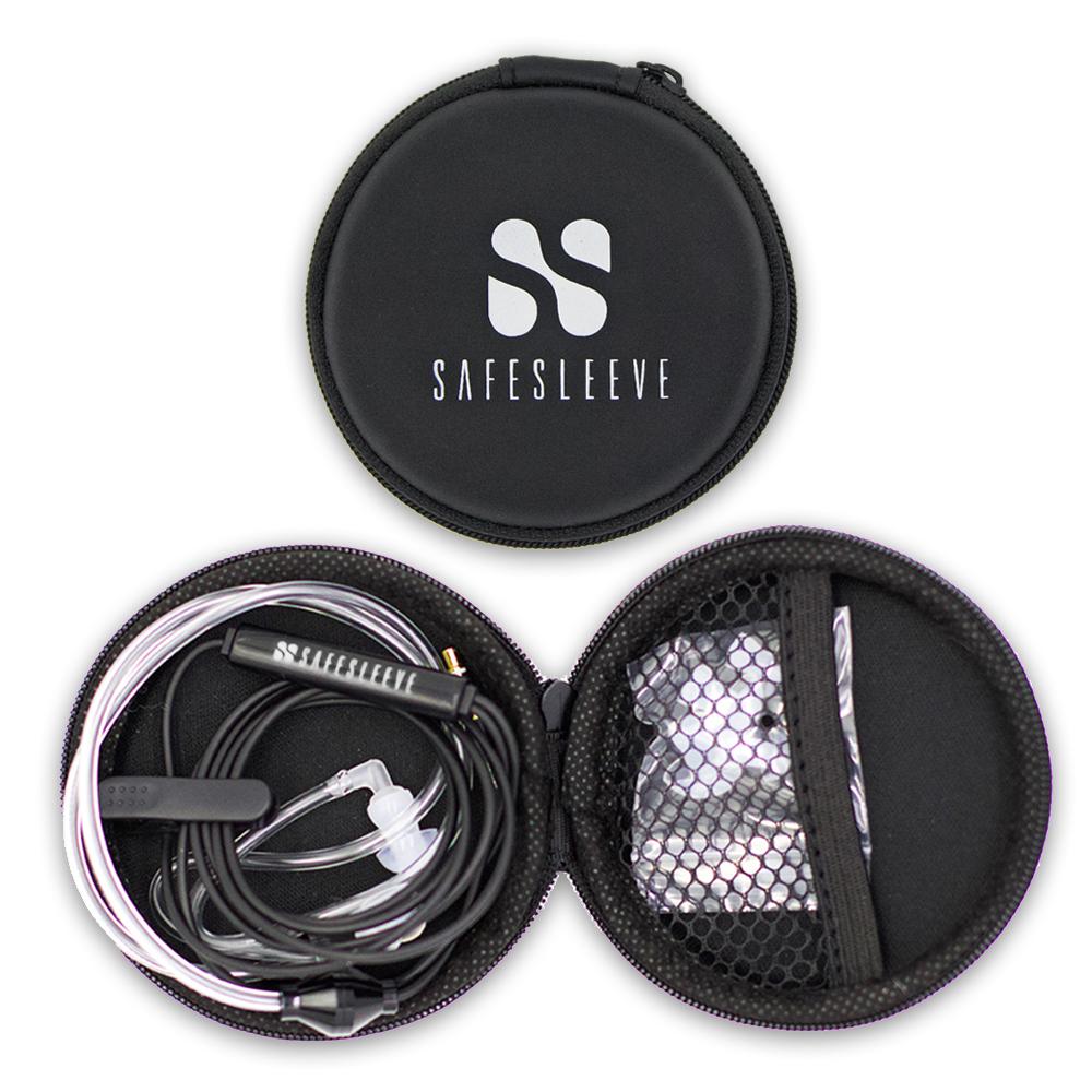 RF Shielding Air-Tube Headphones with Microphone